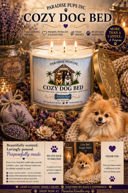 Cozy Dog Bed - Paradise Pup's Collection