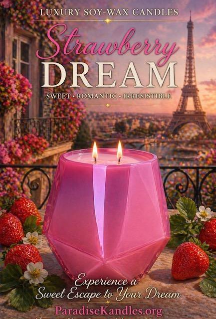 18.5 oz Art Collection- STRAWBERRY DREAM