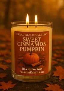 Sweet Cinnamon Pumpkin- 18.5 oz Luxury Soy Wax Candles