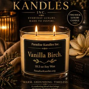 Vanilla Birch - 18.5 oz Luxury Soy Wax Candles