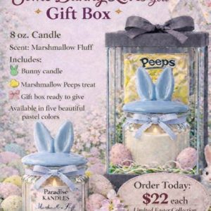 Blue- Some Bunny Loves You Gift Box 8 oz Luxury Soy Wax Candles