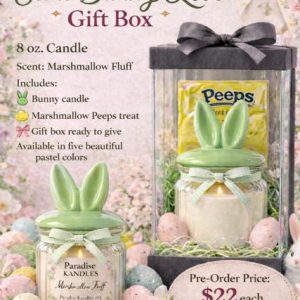 Green - Some Bunny Loves You Gift Box 8 oz Luxury Soy Wax Candles