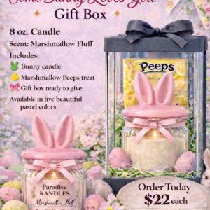 Pink - Some Bunny Loves You Gift Box 8 oz Luxury Soy Wax Candles