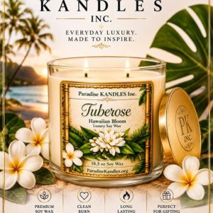 Tuberose - 18.5 oz Luxury Soy Wax Candles