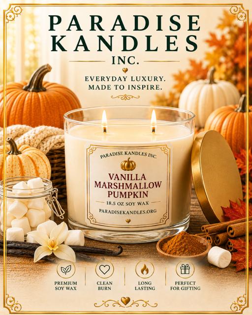 Vanilla Marshmallow Pumpkin -18.5 oz Collection
