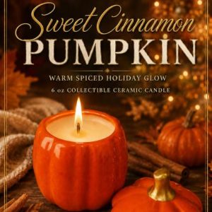 Sweet Cinnamon Pumpkin - 6 oz Holiday Collection (Orange)