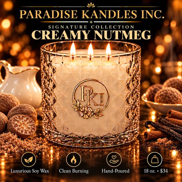Creamy Nutmeg - 18 oz Signature Collection
