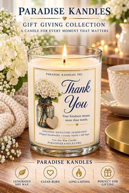 Thank You - 9 oz Gift Giving Collection