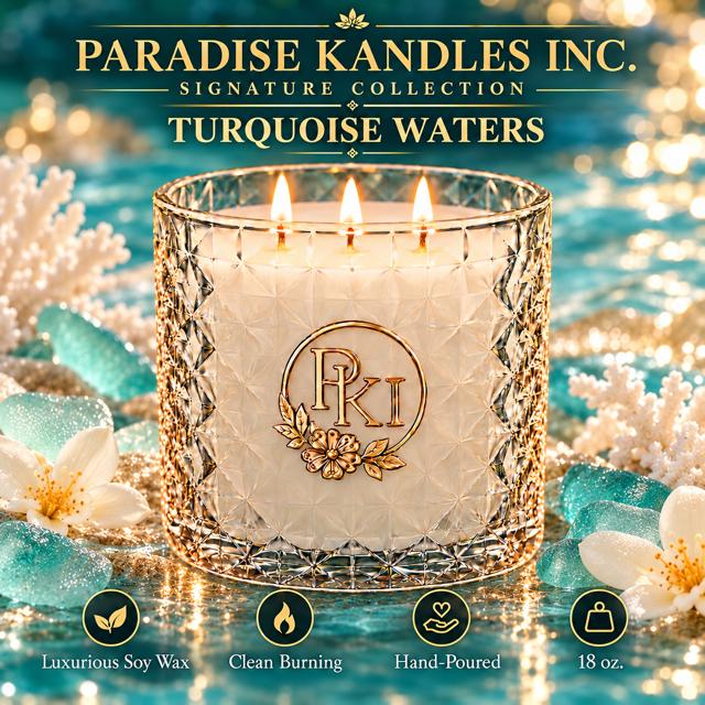 Turquoise Waters - 18 oz Signature Collection