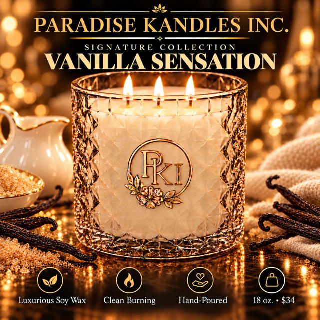 Vanilla Sensation - 18 oz Signature Collection